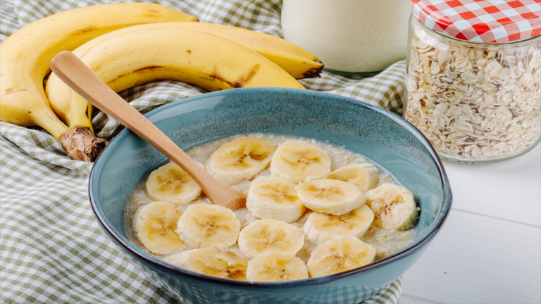 Peanut Butter & Banana Overnight Oats