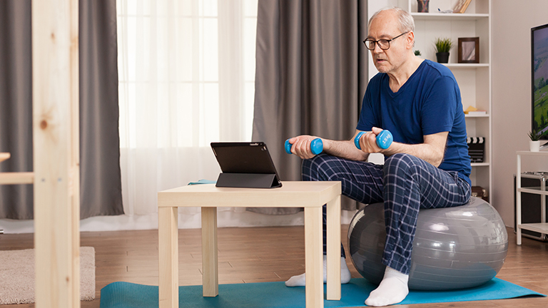 best workout plan for men over 50 at home