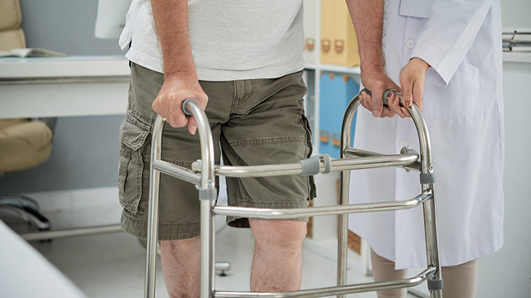 lightweight folding walker